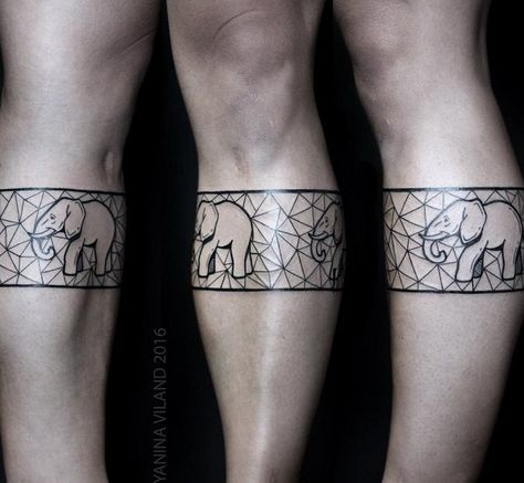 50+ Amazing Calf Tattoos | Art and Design Tattoo For Calf, Geometric Elephant Tattoo, Tattoo Elephant, Geometric Line Tattoo, Elephant Calf, Deer Tattoo, Geometric Tattoo Design, Tattoo Font, Line Tattoo