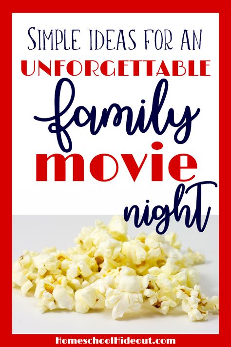 Family movies are the perfect chance to instill values and strong character in our kids. Check out these tips for fun and learning ideas to make your next movie night unforgettable. | family movie night Family Movie Suggestions, Family Night Movies, Family Night Movie Ideas, Family Friendly Movies For Kids, Family Theme Movie Night, Best Movies For Family Movie Night, Family Movie Night Snacks, Family Summer Bucket List, Your Next Movie