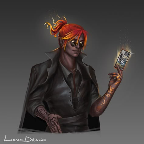 Genasi Wizard, Fire Genasi, Dnd Wizard, Fantasy Wizard, West Art, Alien Concept Art, Dungeons And Dragons Characters, Fantasy Images, Dnd Art