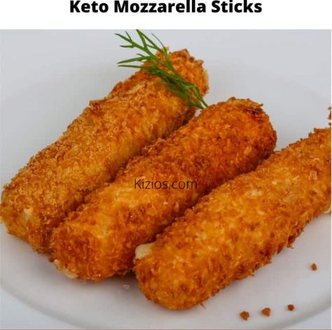 Keto Mozzarella Sticks - Keto Recipes Keto Mozzarella Sticks, Potato Rolls Recipe, Fried Cheese Sticks, Keto Creamed Spinach, Homemade Mozzarella Sticks, Keto Cheeseburger, Mozzarella Sticks Recipe, Homemade Mozzarella, Keto Donuts