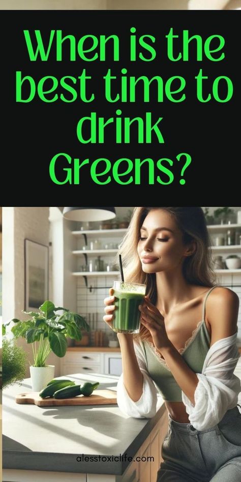 best time to drink your green smoothie Drinking Greens, Best Greens Supplement, Green Powder Drink, Best Greens Powder, Green Powder Smoothie, Smoothie Supplements, Green Diet, Greens Supplement, Greens Powder