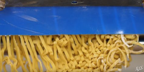 How to make curly ramen noodles. Silicon flaps on the cutter = curly… | by Joshua Dance | Medium Home Made Ramen Noodles, Ramen From Scratch, Curly Noodles, How To Make Ramen, Noodle Maker, Instant Ramen, Living In Japan, Japanese Ramen, Last Resort