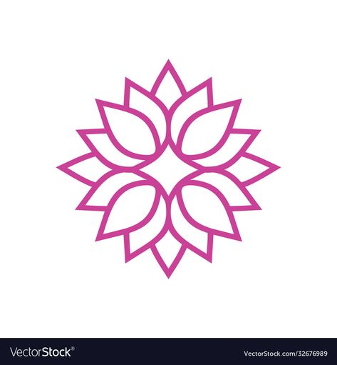 Lotus Flower Logo, Laser Logo, Photography Logo Design, Creative Stuff, Photography Logo, Flower Logo, Vector Template, Logo Icon, Magic Art