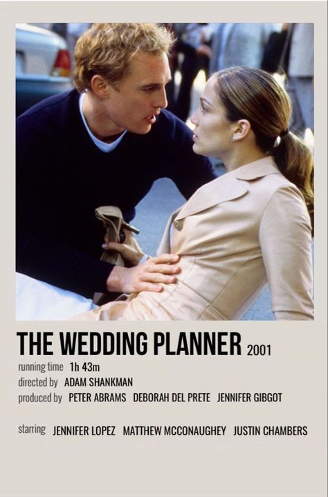 The Wedding Planner Movie, Album Prints, Romance Movie Poster, Polaroid Movie Poster, Romcom Movies, Movies To Watch Teenagers, Movie Hacks, Most Paused Movie Scenes, The Wedding Planner