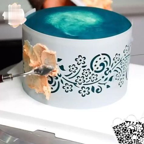 Cake Lace Decoration Stencil [Video] in 2022 | Lace decor, Cake lace, Cake pop decorating Wedding Planning Checklist Detailed, Dairy Queen Cake, Lace Decorations, Lace Cake, Icing Techniques, Cakes And Desserts, Decor Cake, Cake Decorating Piping, Cake Lace