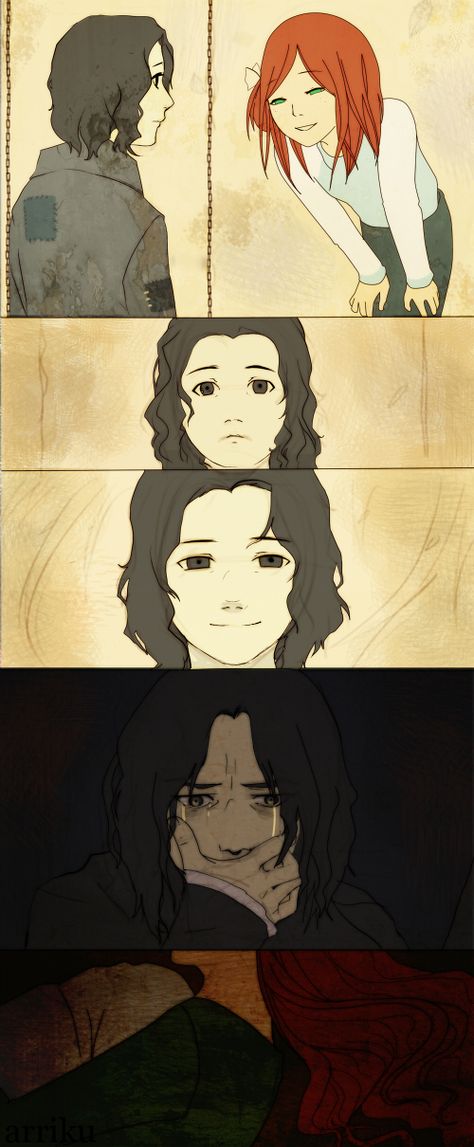 Snape X Lily, Snape X Harry, Hogwarts Professors, Snape And Lily, Severus Snape Fanart, Harry Potter Severus, Harry Potter Severus Snape, Severus Rogue, Snape Harry Potter