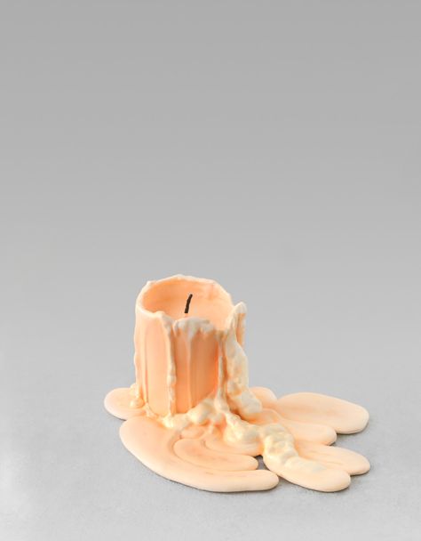 still.life. (pale pink candle) | UGO RONDINONE Candle Still Life, Peach Candle, Ugo Rondinone, Sculpture Art Projects, Pink Candle, Pink Candles, Yorkie, Pale Pink, Sculpture Art