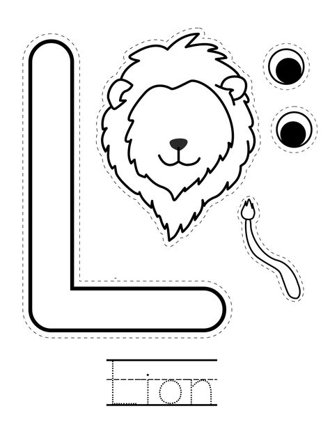 Letter L Craft: Lion Activity - Homeschooling Preschool The Letter L Crafts Preschool, L For Lion Craft, Letter L Ideas For Preschool, Letter L Crafts For Preschool, Letter L Crafts For Preschoolers, Letter L Activities For Preschool, Letter L Craft, Preschool Monthly Themes, Apple Crafts Preschool