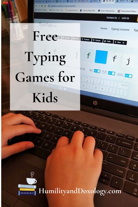 free typing lessons for kids #typing #keyboarding #kids #free #online Typing Lessons, Work Games, Learn To Type, Start Homeschooling, Typing Skills, Fran Drescher, Homeschooling Resources, Keyboard Typing, School Materials