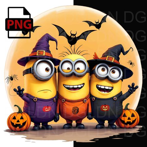 Minions Halloween, Halloween Minions, Halloween Minion, Halloween Minions Decorations, Minion Clipart, Minion Art, Minion Halloween, Witch Costumes, Halloween Kunst