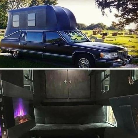 Gothic Home & Garden (@gothichomegarden) • Instagram photos and videos Gothic Car, Disney Halloween Parties, Goth Home, Goth Home Decor, Trailer Home, Goth Decor, Bus Conversion, Gothic Home, Camper Decor