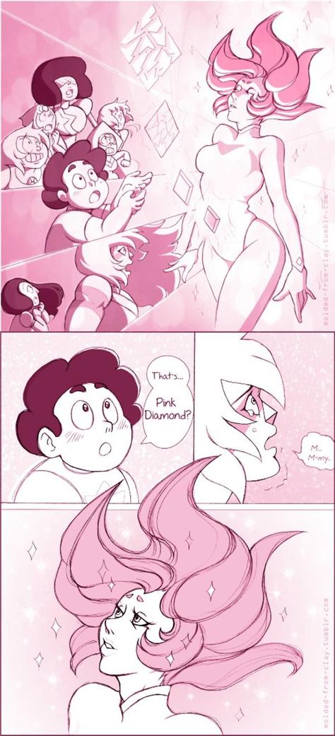 See more 'Steven Universe' images on Know Your Meme! Pink Diamond Comic, Pink Diamond X Jasper, Pink Diamond And Jasper, Jasper And Pink Diamond, Jasper X Pink Diamond, Steven And Pink Diamond, Pink Diamond And Steven, Steven Universe The Diamonds, Steven Universe Pink Diamond