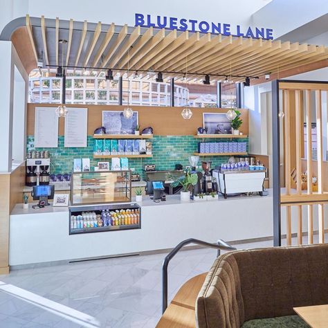 Bluestone Lane on Instagram: “Long Beach, California, your local is here ✨ Today we opened our beautiful Long Beach coffee shop located in the lobby of the Westin Hotel 💙” Surf Coffee Shop, Beach Coffee Shop, Beach Town Coffee Shop, Bluestone Lane, Cannon Beach Restaurants, Bones Coffee Company, Café Interior, Urth Cafe Laguna Beach, Westin Hotel