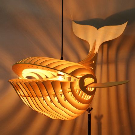 Whale Chandelier, Pendant Lighting Bedside, Whale Light, Fish Chandelier, Whale Lamp, Wooden Lights, Farmhouse Cafe, Whale Fish, Wooden Lamps