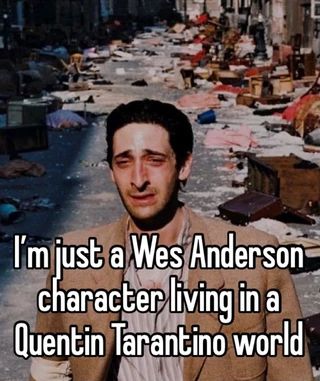 Found on iFunny Wes Anderson Characters, Baba Jaga, Literature Humor, What To Watch, I Love Cinema, The Cinema, Wes Anderson, Quentin Tarantino, Whisper Confessions