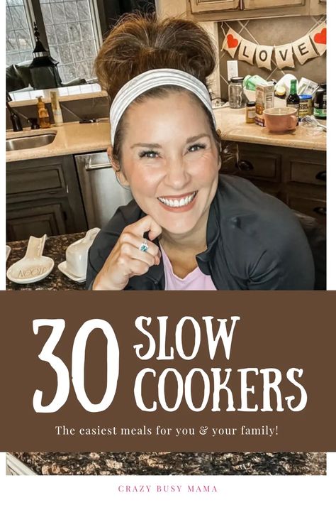 Crazy Busy Mama Recipes, Crazy Busy Mama, Mama Recipe, Slow Cookers, Pot Meals, Cooker Recipes, Slow Cooker Recipes, Crock Pot, Instant Pot