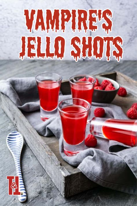 Add a blood-curdling twist to your Halloween party with Vampire's Red Jello Shots! These spooky treats are perfect for Halloween drinks and cocktails, making them a must-have for your Halloween party drinks. #halloweendrinks #halloweencocktails #halloweendrinksalcohol Easy Shot Recipes, Margarita Jello Shots, Microwave Caramel Corn, Shots Alcohol Recipes, Making Jello Shots, Best Jello Shots, Fall Treats Recipes, Jello Shots Recipe, Christmas Jello Shots