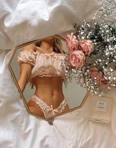 250 Beach baby ideas in 2022 | beach baby, sinful, attraction A Woman, Lingerie, Mirror, Bed, Flowers