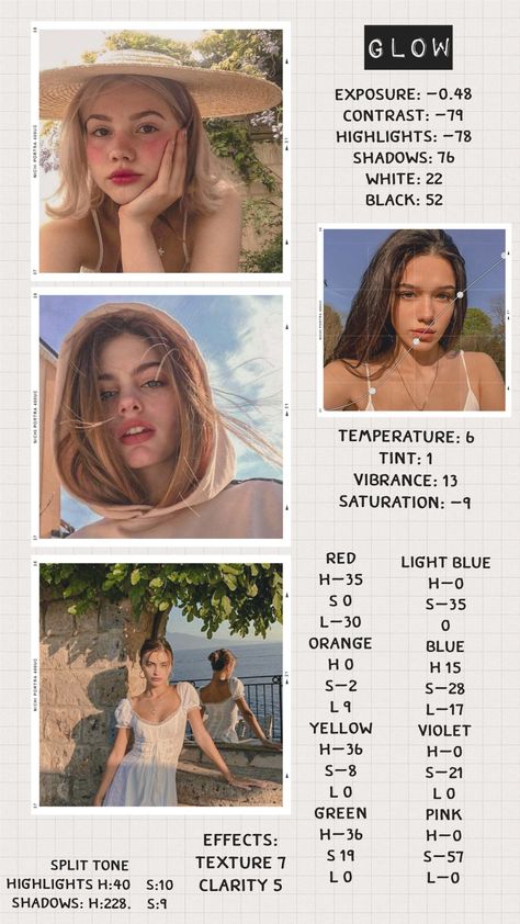 Lightroom Edit Ideas, Picture Editing Ideas Lightroom, How To Make Lightroom Presets, Instagram Presets Lightroom, Photo Edit Light, Lightroom Effects Aesthetic, Edit Photo Lightroom, Lightroom Filters Free, Photo Lighting Editing