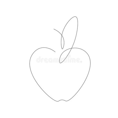 Apple Line Tattoo, Dainty Apple Tattoo, Minimalist Fruit Tattoo, Minimalist Apple Tattoo, Cute Apple Tattoo, Apple Heart Tattoo, Simple Apple Tattoo, Apple Outline Tattoo, Fine Line Apple Tattoo