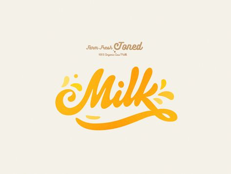 Milk Poster Design, Milk Logo Design Ideas Brand Identity, Milk Graphic Design, Nuts Logo, Cow Milk Logo Design Ideas, Font Reference, Milk Logo, Dairy Brands, Dessert Logo