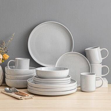 Johnson Brothers Willow Blue Earthenware Dinnerware 4 pc Set & Reviews | Wayfair Kitchen List, Plate Dessert, 2024 Kitchen, Ceramic Dinnerware Set, Stoneware Dinnerware Sets, Luxury Dinnerware, Beautiful Table Settings, Stoneware Dinnerware, Dinner Service