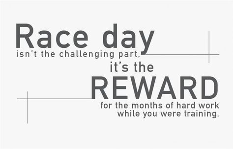 It's Race day! #running #quotes #inspirational #runners Race Day Quotes, Quotes About Running, Ironman Triathlon Motivation, Triathlon Quotes, Race Quotes, Triathlon Motivation, Running Marathon Training, Training Quotes, Half Marathon Training Plan