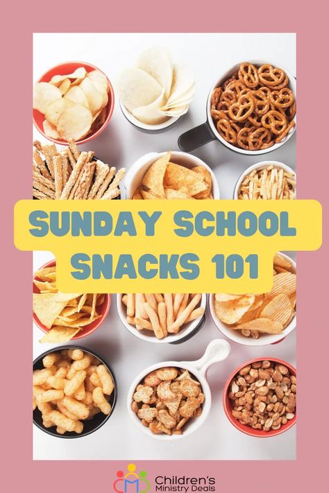 Check out these suggestions so you can ensure that your kids will eat all that you have prepared, and have a ton of fun, too! Sunday School Snack Ideas, Bible School Snacks, Sunday School Themes, Preteen Ministry, Sunday School Snacks, Snack Bin, Classroom Snacks, Story Food, Study Snacks