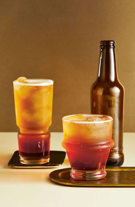 Americano Shandy Recipe - Imbibe Magazine Beer Cocktail Recipes, Negroni Recipe, Beer Cocktail, Sweet Vermouth, Mimosa Recipe, Tiki Cocktails, Mojito Recipe, Michelada, Best Cocktail Recipes