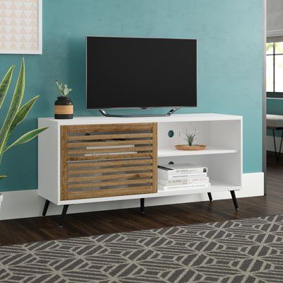 Tv Stand Legs, Corner Tv Stands, Black Tv Stand, Fireplace Entertainment, Cool Tv Stands, Tv Stands And Entertainment Centers, Household Furniture, Interior Barn Doors, Modern Furniture Living Room