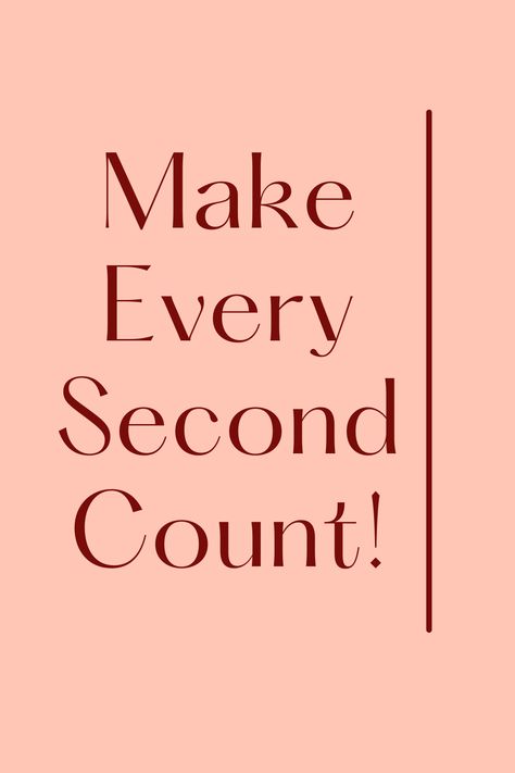 Every Second Counts Quotes, Every Second Counts, Gym Wall, Personal Quotes, Paper Crafts Diy Tutorials, Diy Tutorials, One Life, Paper Crafts Diy, Crafts Diy