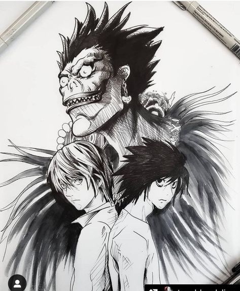 Takeshi Obata, Tsugumi Ohba, Attack On Titan Tattoo, Cats Art Drawing, Naruto Sketch Drawing, Pencil Sketch Images, Naruto Sketch, Best Anime Drawings, Anime Boy Sketch