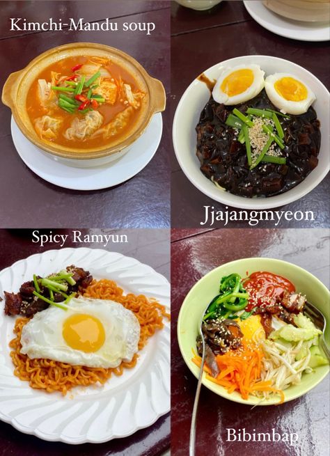 Jjajangmyeon Aesthetic, Jjajangmyeon Korean, Kimchi Noodles, Soup Rice, Spicy Noodles, Easy Asian, Easy Asian Recipes, Friend Quotes, Noodle Recipes