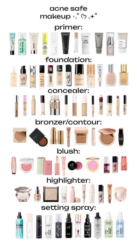 Acne Safe Makeup, Safe Makeup, Acne Makeup, Makeup Order, Simple Makeup Tips, Makeup Accesories, Makeup Artist Tips, Makeup Help, Face Makeup Tips