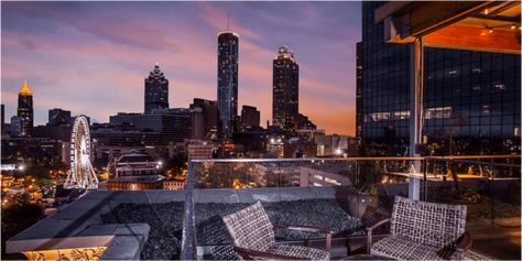 Atlanta Proposal Locations, Atlanta proposal location, Atlanta proposal idea, atlanta proposal ideas Atlanta Georgia Restaurants, Most Beautiful Restaurants, Atlanta Bars, Beautiful Restaurants, Atlanta Restaurants, Best Rooftop Bars, Pop Up Art, Romantic Restaurant, Rooftop Bars