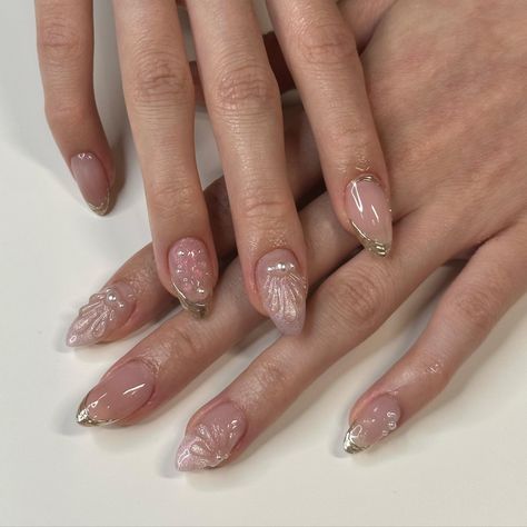 Pink Mermaid Nails, Nyc Nails, 2023 Pink, Hello Nails, Summery Nails, Minimal Nails, Casual Nails, Simple Acrylic Nails, Blush Nails