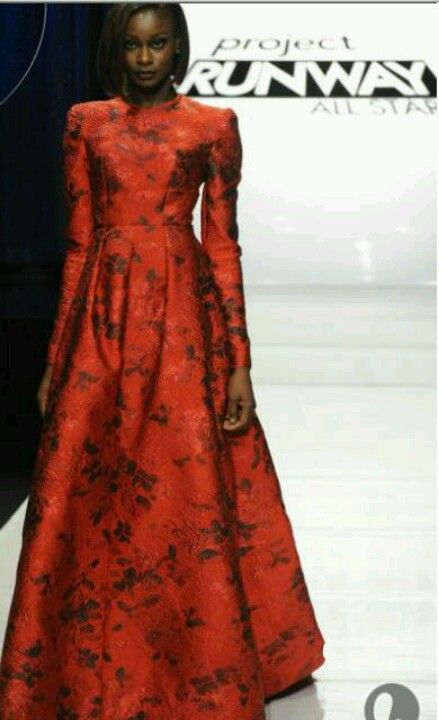 This red dress from Emilio Sosa (project runway all stars)......lawd yaaaaassssssss! Work! Toni Stark, Formal Dresses With Sleeves, Project Runway, Fashion Project, Fashion Baby, Online Dress Shopping, Cheap Dresses, Couture Dresses, Apparel Design