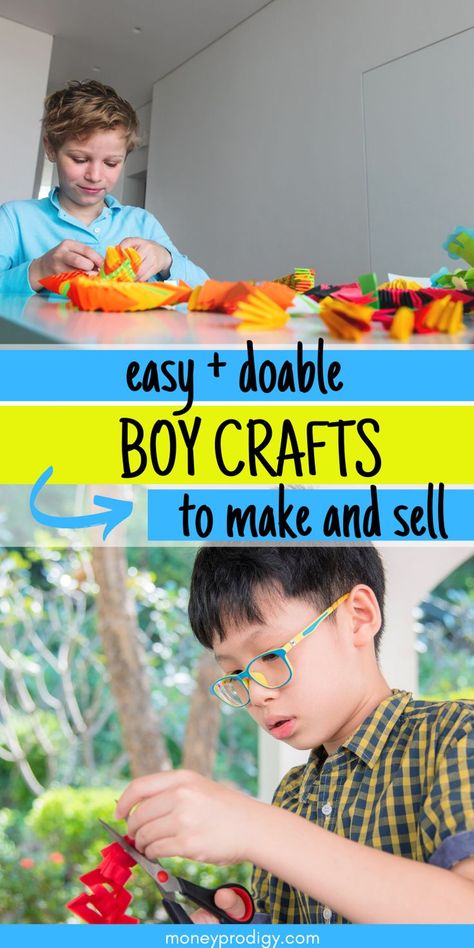 Small Diy Projects To Sell, Elementary Business Fair Ideas, Easy Handicrafts For Kids, Little Entrepreneurs School Project, Kid Crafts To Sell At School, Treps Market Ideas For Kids, Business Ideas For Kids Easy Diy, Crafts For 9 Year Boys, Economic Fair Ideas For Kids