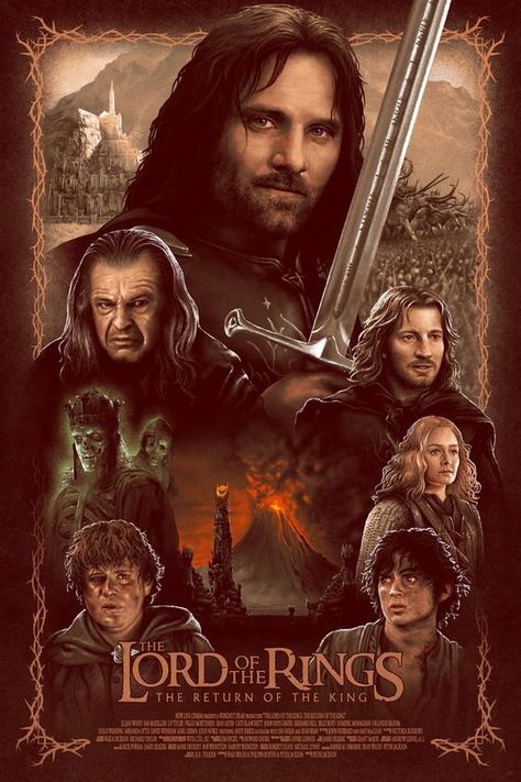 The lord of the rings: the return of the King Divine Tattoos, Smaug Hobbit, Lotr Movies, Lotr Trilogy, The Return Of The King, John Howe, Hobbit Art, Beau Film, The Hobbit Movies