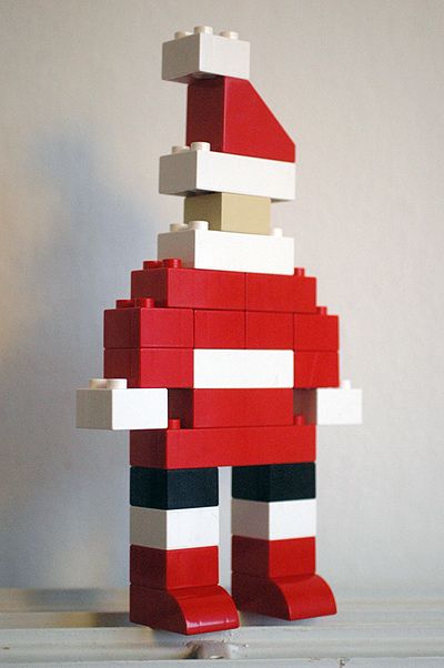 Julemanden. Lego Challenge, Lego Education, Lego Club, Lego Christmas, Lego Diy, Hama Beads Minecraft, Lego Activities, Lego Craft, Lego Blocks