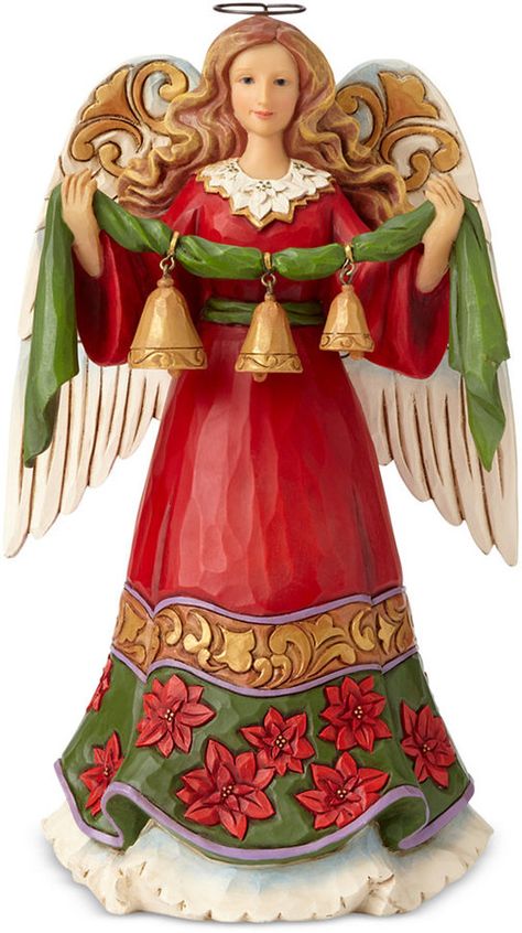 Jim Shore Angel with Bells Collectible Figurine #ad Christmas Angel Figurine, Jim Shore Christmas, Jim Shore, Daytime Dresses, Angel Figurines, Christmas Angel, Angel Ornaments, Birthday Shopping, Christmas Angels