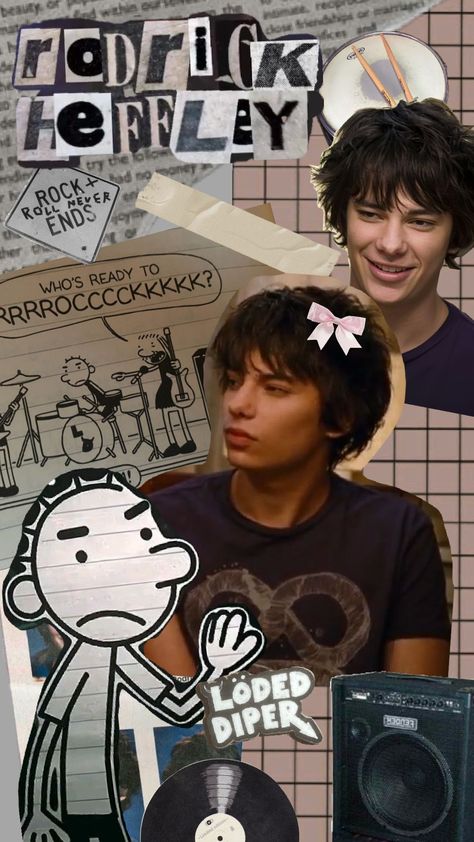 #Rodrick Brandon Roberts Dork Diaries, Roderick Heffley Fanart, Loaded Diper Rodrick, Devon Bostick Aesthetic, Rodrick Heffley Wallpaper Iphone, Rodrick Heffley Aesthetic Wallpaper, Rodrick Heffley X Y/n, Rodrick And Greg Heffley, Rodrick Drawing