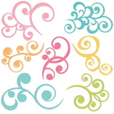 Swirls Set Of 7 SVG files swirl Svgs Free, Silhouette Online Store, Free Svgs, Image Svg, Silhouette Images, Cute Clipart, Silhouette Cameo Projects, Cameo Projects, Cricut Creations