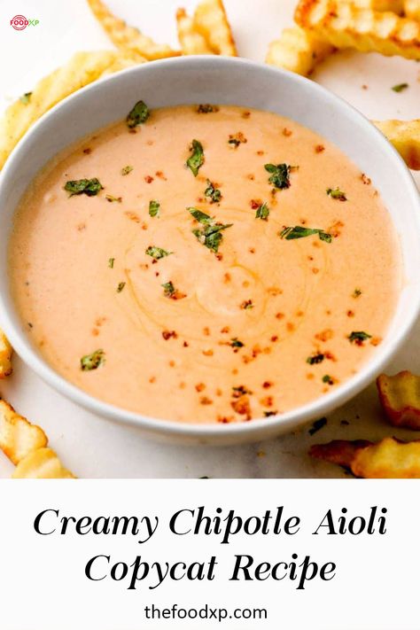 Chipotle Pepper In Adobo Sauce Recipes, Spicy Aioli Sauce, Chipotle Aioli Sauce, Chipotle Aioli Recipe, Aioli Recipes, Cheese Dip Recipes Easy, Aioli Sauce Recipe, Dip Recipes Crockpot, Chipotle Peppers In Adobo Sauce