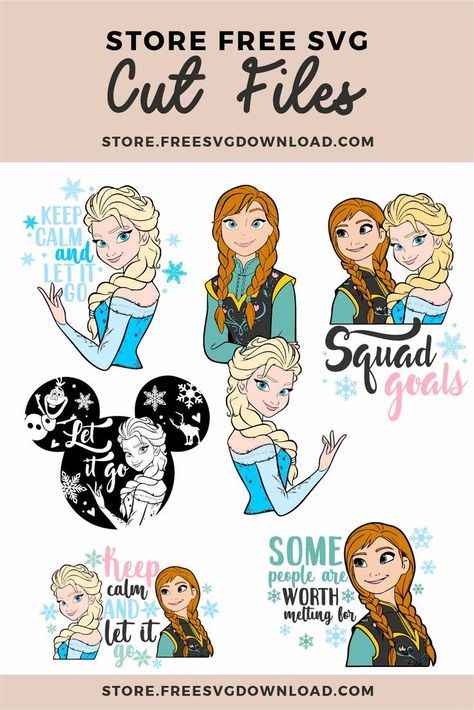 Paper Toy Disney, Frozen Cricut, Frozen Birthday Cards, Elsa Svg, Disney Princess Svg, Frozen Svg, Snowflake Svg, Disney Quote, Cricut Svg Files Free