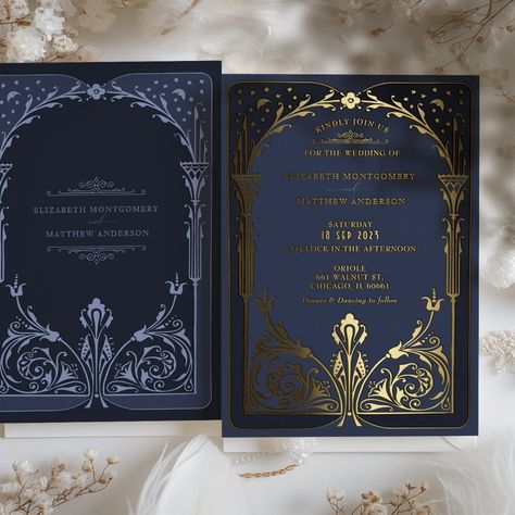 Wedding invitation boho