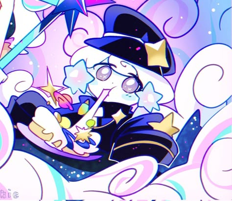 Milky Way Cookie, Cookie Run, Milky Way, Stars, Twitter, Anime, Art