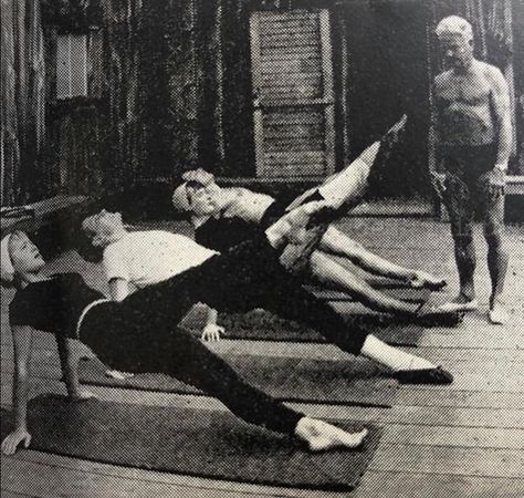 Rhinebeck Pilates on Instagram: "Here’s another photo of Joe Pilates in the Jacob’s Pillow Tea Garden, this time teaching the matwork. Its so cool to think that this is the spot where Joe developed mat classes for his method. He really was over 50 years ahead of his time. It never ceases to amaze me that he knew that about himself! Feel free to share, tag me back for a repost in my stories to keep the positivity and support flowing in both directions! #jacobspillow #jacobspillowteagarden #joep Pilates Instagram Story, Teaching Pilates, Pilates Photos, Pilates Branding, Pilates Logo, Contemporary Dance Moves, Hot Pilates, Reformer Pilates, Pilates Teacher