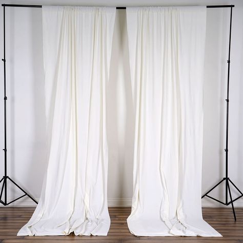 Backdrop Curtains, Flame Test, Curtain Backdrops, Pipe And Drape, Drape Panel, Custom Drapes, Elegant Drapes, Drapery Panels, Curtain Material