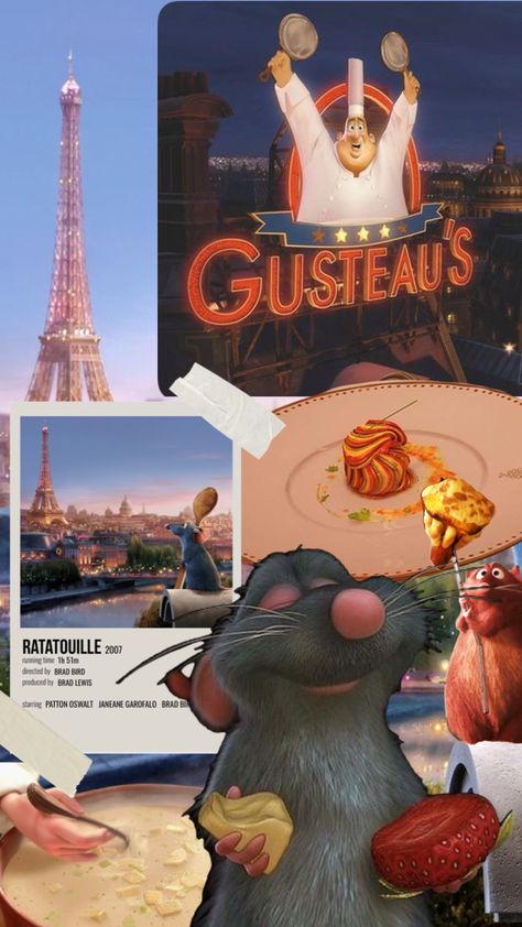 Disney Ratatouille Wallpaper, Ratatouille Matching Pfp, Disney Rattatouie, Ratatouille Disney Aesthetic, Ratatouille Iphone Wallpaper, Ratatouille Wallpaper Aesthetic, Remy Ratatouille Wallpaper, Ratatouille Phone Wallpaper, Ratatouille Background